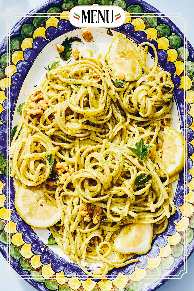 Citroen pasta pesto recept