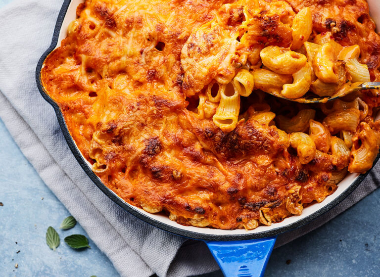 ’Nduja mac & cheese uit Carbs Carbs Carbs